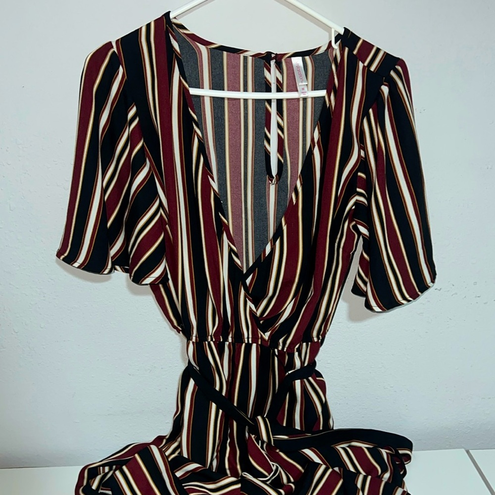 Xhilaration Stripped romper